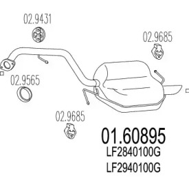 Амортизатор MTS 01.60895