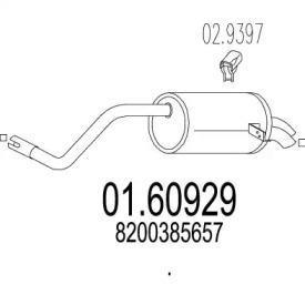 Амортизатор MTS 01.60929