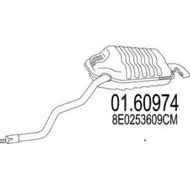 Амортизатор MTS 01.60974