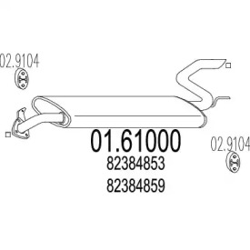 Амортизатор MTS 01.61000