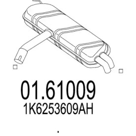 Амортизатор MTS 01.61009