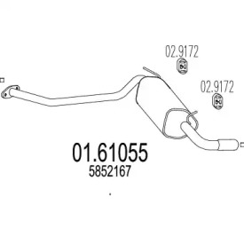 Амортизатор MTS 01.61055