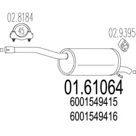 Амортизатор MTS 01.61064