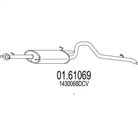 Амортизатор MTS 01.61069