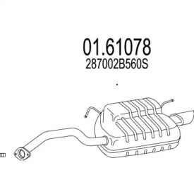 Амортизатор MTS 01.61078