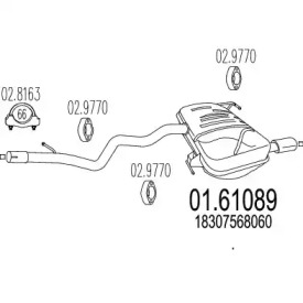 Амортизатор MTS 01.61089