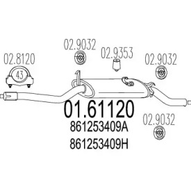 Амортизатор MTS 01.61120