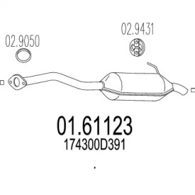 Амортизатор MTS 01.61123