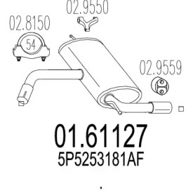 Амортизатор MTS 01.61127