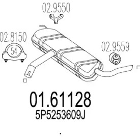 Амортизатор MTS 01.61128