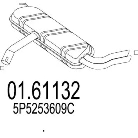 Амортизатор MTS 01.61132