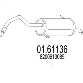 Амортизатор MTS 01.61136