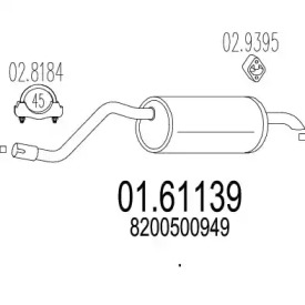 Амортизатор MTS 01.61139