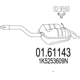 Амортизатор MTS 01.61143