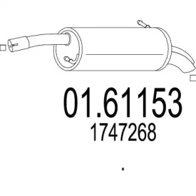 Амортизатор MTS 01.61153