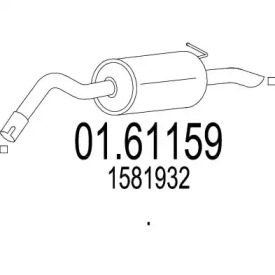 Амортизатор MTS 01.61159