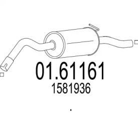 Амортизатор MTS 01.61161