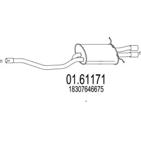 Амортизатор MTS 01.61171