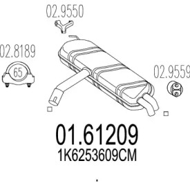 Амортизатор MTS 01.61209