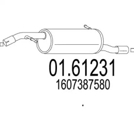 Амортизатор MTS 01.61231