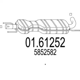 Амортизатор MTS 01.61252