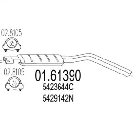 Амортизатор MTS 01.61390