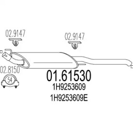 Амортизатор MTS 01.61530