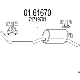 Амортизатор MTS 01.61670