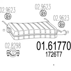 Амортизатор MTS 01.61770