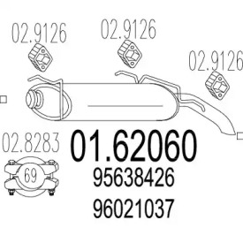 Амортизатор MTS 01.62060