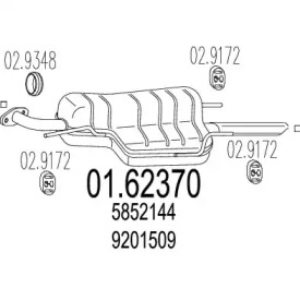 Амортизатор MTS 01.62370