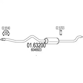 Амортизатор MTS 01.63200