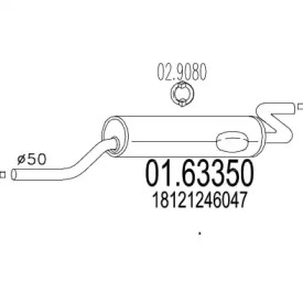 Амортизатор MTS 01.63350