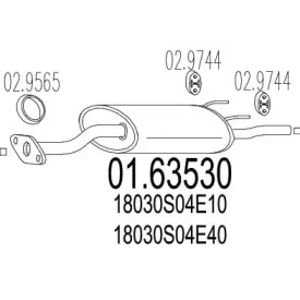 Амортизатор MTS 01.63530