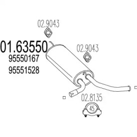 Амортизатор MTS 01.63550