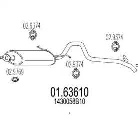 Амортизатор MTS 01.63610