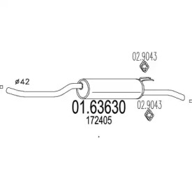 Амортизатор MTS 01.63630