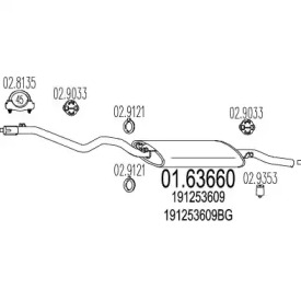 Амортизатор MTS 01.63660