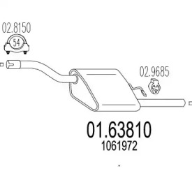 Амортизатор MTS 01.63810