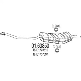 Амортизатор MTS 01.63850