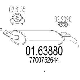 Амортизатор MTS 01.63880