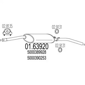 Амортизатор MTS 01.63920