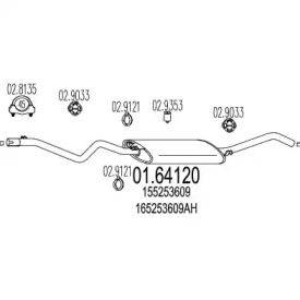 Амортизатор MTS 01.64120