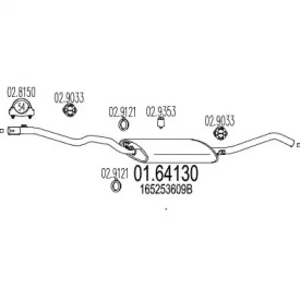 Амортизатор MTS 01.64130