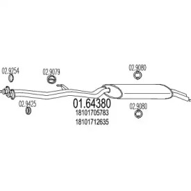 Амортизатор MTS 01.64380