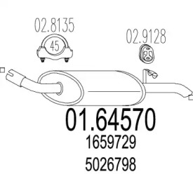 Амортизатор MTS 01.64570