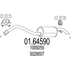 Амортизатор MTS 01.64590