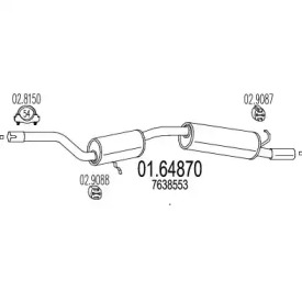 Амортизатор MTS 01.64870