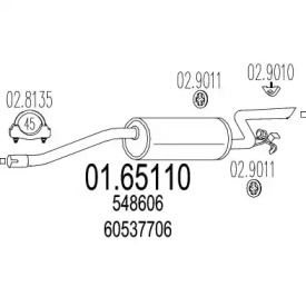 Амортизатор MTS 01.65110