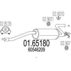 Амортизатор MTS 01.65180